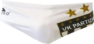Produktbild von Turbo Partizan Badeslip Weiß M Herren Weiß M
