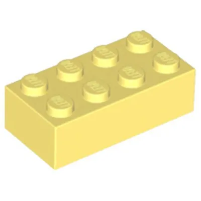 Obrázek produktu pro Lego® 2x4 cihly 3001 - 50 kusů Světle světle žlutá