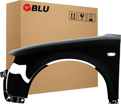 Immagine prodotto di BLU Parafango compatibile con Audi A4 B6 LZ9W Sinistra Schwarz EbonySchwarz | 2000-2004 | Anteriore | Verniciato | Pronto per il montaggio | Acciaio