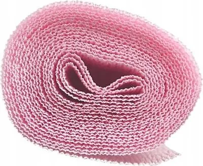 Image de Crêpe floral italien, rose, 50 x 250 cm