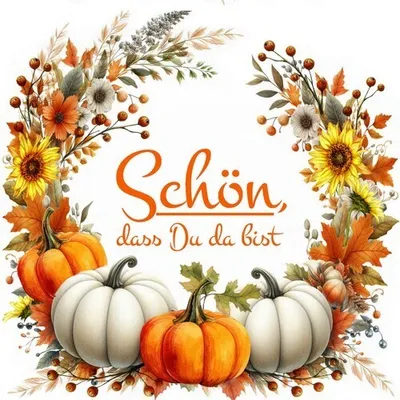 Produktbild von 20 Servietten Schön in Pumpkins Wreath - Schön im Kranz mit Kürbisse 33x33cm