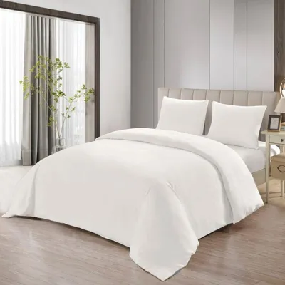 Produktbild von Lavella Bettwäscheset 4-teilig weiß 200 x 220 cm Microfaser