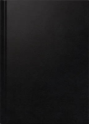 Produktbild von 2027 BRUNNEN Buchkalender A5 Balacron sw 1S/1T