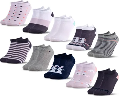 Produktbild von Occulto Kinder Sneaker Socken Motive 10er Pack (Modell: Motivo)