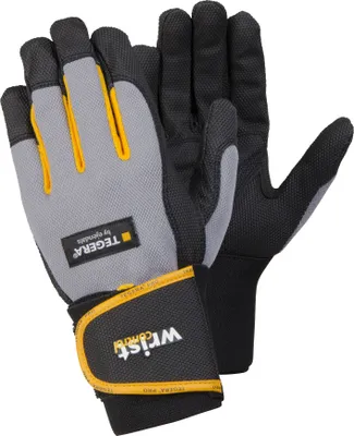 Image de Gants en cuir synthétique TEGERA 9196 | 1 paire, gris, Cat. II, 2031X, taille 7