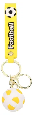Immagine prodotto di Portachiavi a forma di pallone da calcio, zaino, auto, ciondolo, regalo per appassionati di calcio