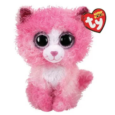 Obrázok produktu pre Beanie Boos Reagan - różowy kot pluszowy 25 cm