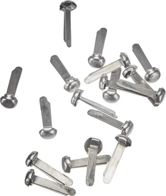 Productafbeelding van Monsterzakklemmen - Sluitclips - Zakken Sluiten - Ronde Kop - 500 stuks - Zilver