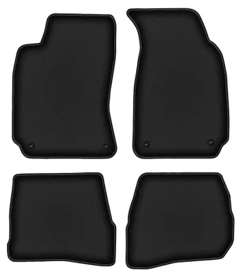 Productafbeelding van Velours automatten voor Volkswagen Passat B5 1996-2001 (sedan/stationwagen) – 4-delig, zwart, op maat – Wielganizator DURBAN