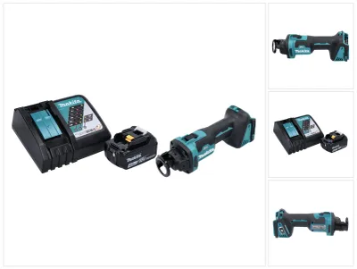 Obrázok produktu pre Akumulátorová rotačná fréza Makita DCO 181 RM1 18 V 32000 ot/min + 1x akumulátor 4,0 Ah + nabíjačka