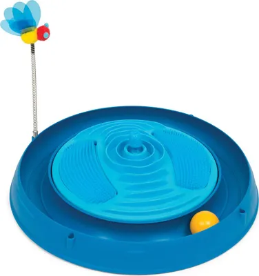 Produktbild von Catit 3in1 mit Massage und Spielzeug blau