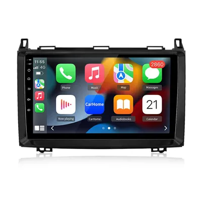 Zdjęcie produktu dla 2+64G carplay android auto WIFI DAB+ dla Mercedes Benz A/B-Class w169 w245 W906 Sprinter Vito Viano Autorádio GPS Navi SWC 4Core FM USB