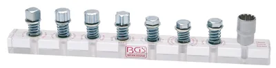 Produktbild von BGS 56 Demoschiene für Gear Lock Einsätze