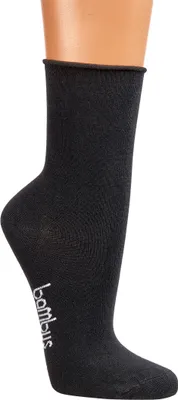 Produktbild von 3 Paar Bambus Viskose Socken Bambussocken mit Rollrand für Damen Herren schwarz Gr. 43/46