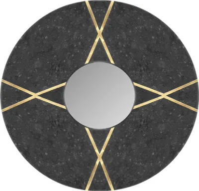 Produktbild von Wandspiegel Dexter 100 Schwarz