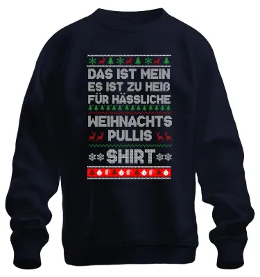 Immagine prodotto di Maglione di Natale - Maglione di Natale Unisex, Navy, 3XL