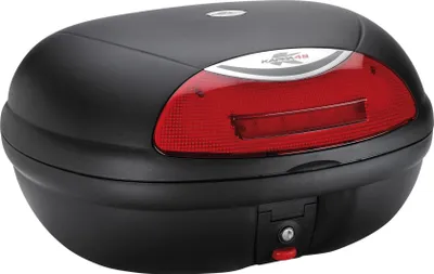 Obrázok produktu pre Kufrík MONOKEY TopCase, KAPPA (48L, čierny nelakovaný + červený reflektor) K48N
