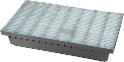 Image de Paillasson grille galvanisée avec bac de récupération - Par pièce