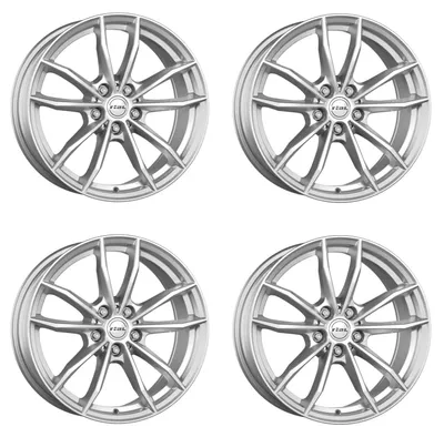 Zdjęcie produktu dla 4 felgi Rial X12 7,0x17 ET47 5x112 SIL do MINI/BMW Countryman, Clubman, One, Cooper One, Cooper