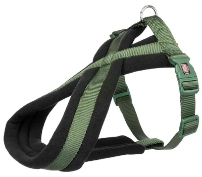Image de Trixie Harnais nylon PREMIUM doublé - forêt Taille : M-L:poitrine:50-90cm/25mm
