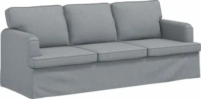 Obrázok produktu pre vidaXL Pohovka Svetlosivá 201 x 80 x 85 cm Látková