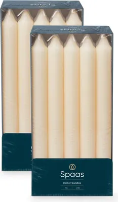 Produktbild von Spaas Tischkerzen 21x240 mm Elfenbein 8h - 20 Stück