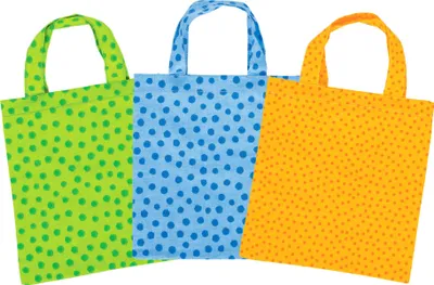 Immagine prodotto di Sacchetto di cotone piccolo, 3 assortiti, 9 pezzi,