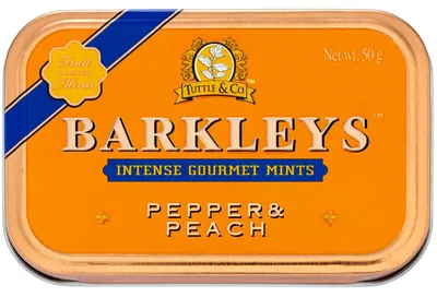 Obrázek produktu pro Barkleys Pepper and Peach Dragees s pepřem a broskví 50g
