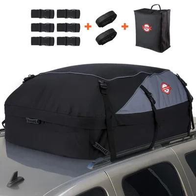 Image de Sailnovo : Coffre de toit pliable, sac de toit étanche, coffre de toit portable