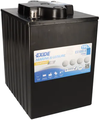 Obrázok produktu pre Olovená gélová batéria Exide ES1000-6 nahrádza G180/6 6V 190Ah