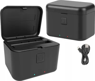 Zdjęcie produktu dla Ładowarka USB na 2x Akumulator Bateria do Insta360 X5 Insta 360 X 5 Puluz / PU765B