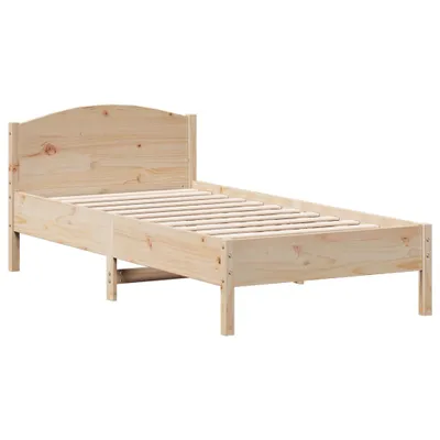 Produktbild von Massivholzbett ohne Matratze 75x190 cm Kiefernholz