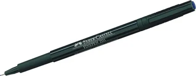 Produktbild von Faber-Castell 151151, Blau, Schwarz, 0,4 mm, Rund, Tinte auf Wasserbasis, Metall