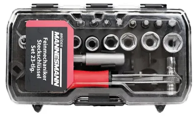 Produktbild von Feinmechanik-Steckschlüssel-Set 23-teilig