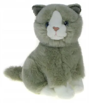 Produktbild von Uni-Toys Perserkatze sitzend grau Plüschtier 20cm