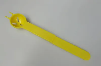 Productafbeelding van Kunststof lepel voor het bereiden van voedsel, geel, 1 stuk