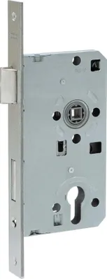 Produktbild von ABUS Profilzylinder-Einsteckschloss (DIN: DIN links, Stulpbreite: 24 mm, Stulpfarbe: Stahl-nickel-silber) DIN: DIN links Stulpbreite: 24 mm Stulpfarbe: Stahl-nickel-silber