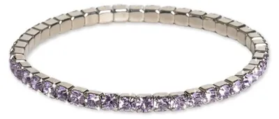 Produktbild von Tennisarmband mit violetten Kristallen Euphoria 32418 VIO