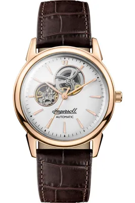 Produktbild von INGERSOLL Automatikuhr The New Haven Automatic 100% Edelstahl braun onesize Herren offene unruh 40 I07301