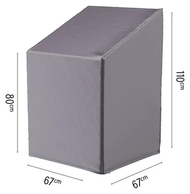 Productafbeelding van Hoes stapelstoel of gasveerstoel 67 x 67 x 80 tot 110 cm AeroCover