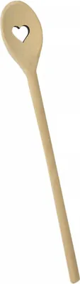 Produktbild von METALTEX 570300010 Kochlöffel HEART aus Buchenholz mit Herz-Ausschnitt / Backzubehör / Kochzubehör