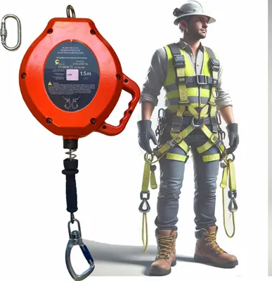 Obrázok produktu pre Samohamovacie zariadenie CON-USM SRL s oceľovým lanom 15  m