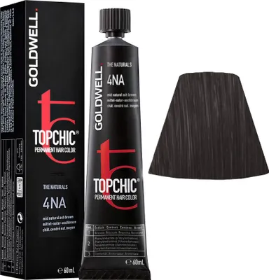 Immagine prodotto di Goldwell Topchic Tube 4NA Medium Natural Ash Brown 60ml