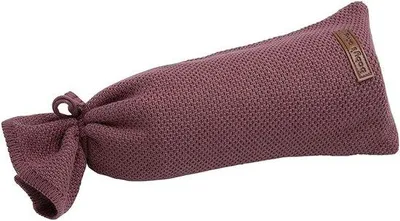 Produktbild von Gestrickte Flaschenwärmertasche für Babys – Schützende Flaschenhüllen für Babys – Doppelwandig – Weich und warm – Steinrot