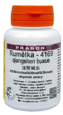 Immagine prodotto di Rumělka - qiangshen buxue tang - pian/tablety PRAGON