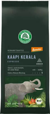 Produktbild von LEBENSBAUM - Espresso Kaapi Kerala, gemahlen - 250g