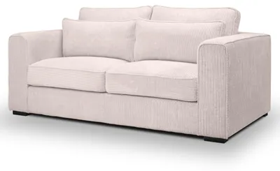 Produktbild von Sofa "Canedo" in grau-beige Cord Couch 2,5-Sitzer 200 cm