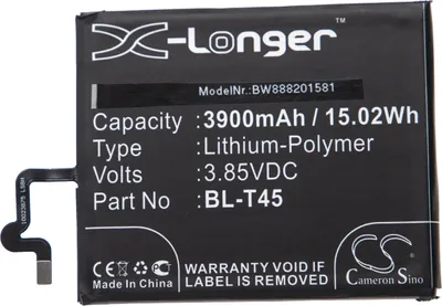 Produktbild von vhbw Akku kompatibel mit LG X540EMW, X540ZMW Handy Smartphone Telefon (3900 mAh, 3,85 V, Li-Polymer)