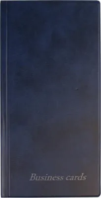 Obrázek produktu pro Vizitkář 120x240mm /96 vizitek/ Vizitkář Lux Biurfol námořnická modrá