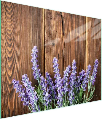Obrázek produktu pro Skleněné krájecí prkénko 52x30 levandule
